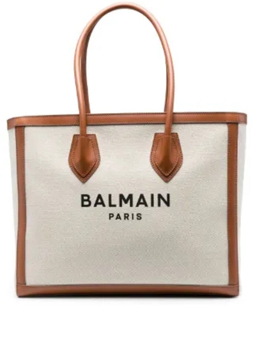 Balmain B-Army Shopper Large Tote Bag Cream Size OS